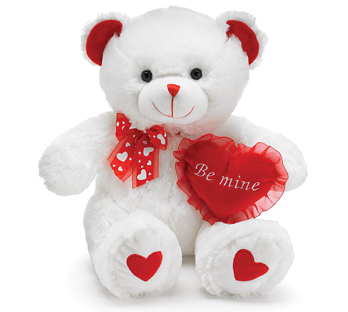  that overstuffed and cuddly Teddy Bear usually holding a Valentine 
